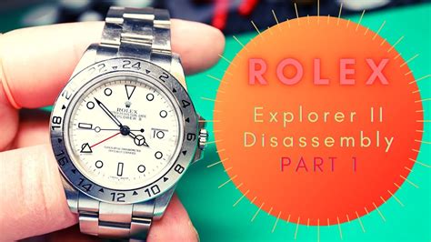 rolex explorer disassembly|rolex explorer ii manual.